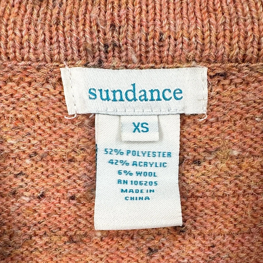 Sundance Orange Speckled Knit Sweater - Picture 2 of 4